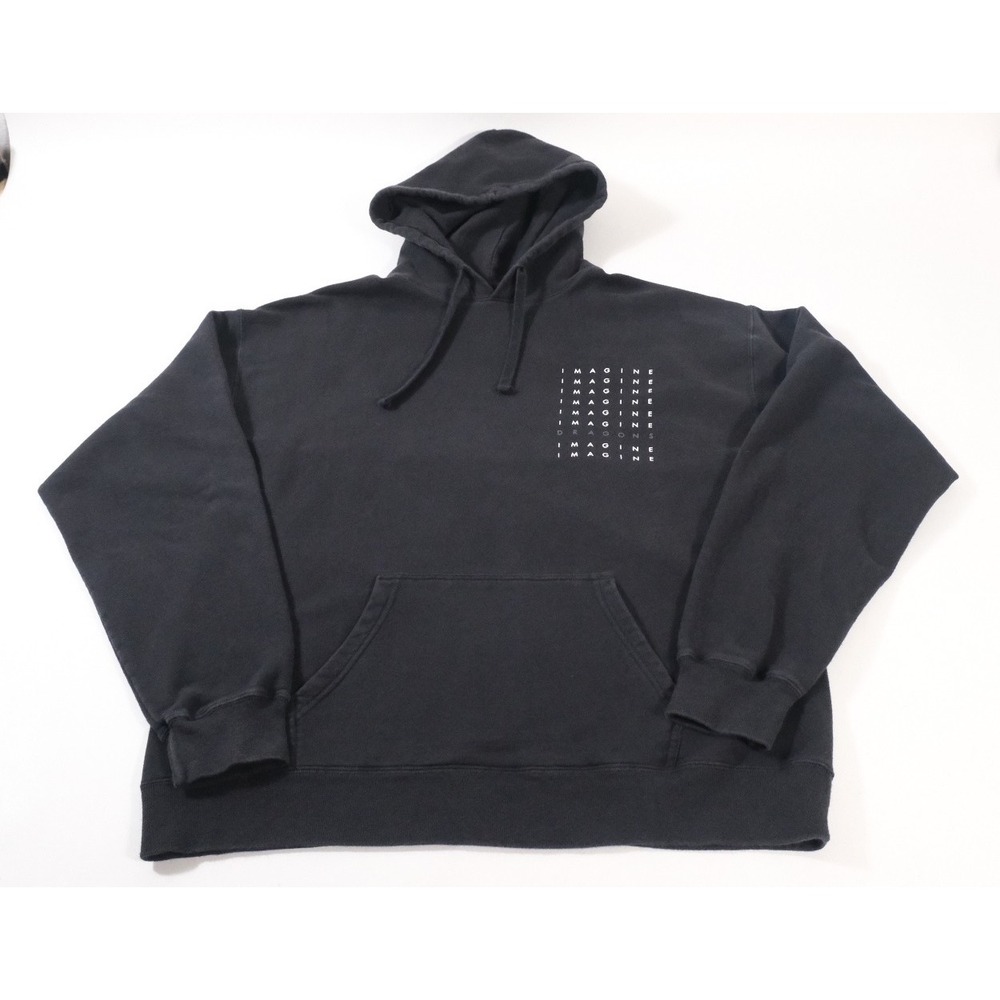 Imagine Dragons Hoodie Men XL Black Band Graphic Pullover Long Sleeve Sweatshirt